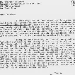 Letter from Gunnar Myrdal t...