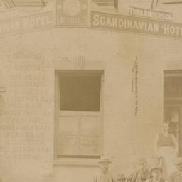 Scandinavian Hotel. Card stock
