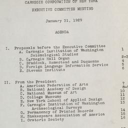 Executive Committee Meeting