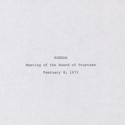Meeting of the Board of Tru...