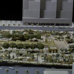 Model, aerial view.