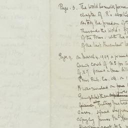Manuscript Notes On The Pan...