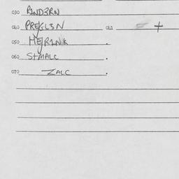 Eastern questionnaire, answ...