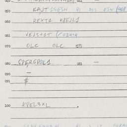 Eastern questionnaire, answ...