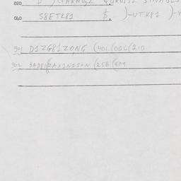 Eastern questionnaire, answ...