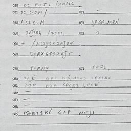 Eastern questionnaire, answ...