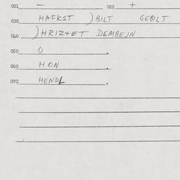 Eastern questionnaire, answ...