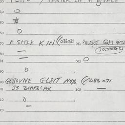 Eastern questionnaire, answ...