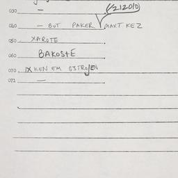 Eastern questionnaire, answ...