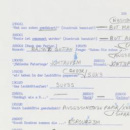 Western questionnaire, answ...