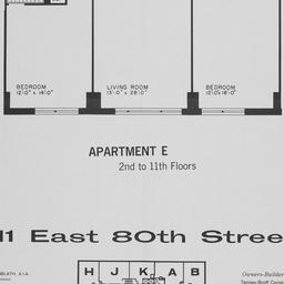 511 E. 80 Street, E: 2-11