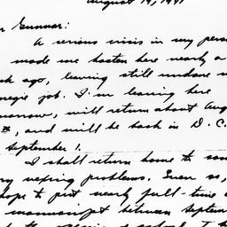 Letter from Doxey A. Wilker...