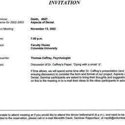 Announcements, 2002-11-13. ...