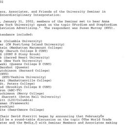 Minutes, 2002-01-31. Cinema...