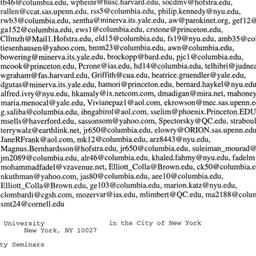 Announcements, 2003-04-03. ...