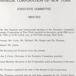 Executive Committee Meeting