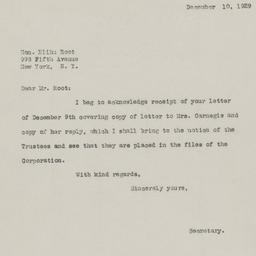 Board Meeting, 12/18/1929