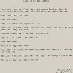 Board Meeting, 3/20/1941