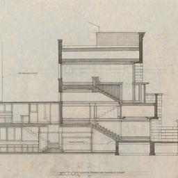 Section, northwest elevatio...