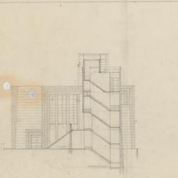Section through stairwell