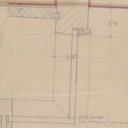 Shop window horizontal section