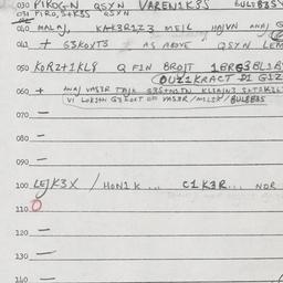 Eastern questionnaire, answ...
