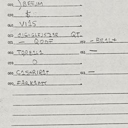 Eastern questionnaire, answ...