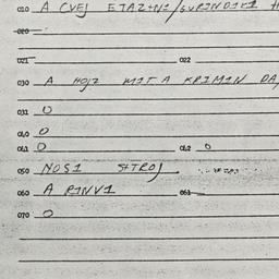 Eastern questionnaire, answ...