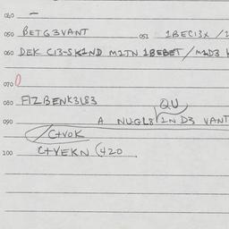 Eastern questionnaire, answ...