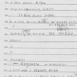 Eastern questionnaire, answ...
