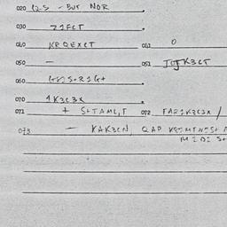 Eastern questionnaire, answ...