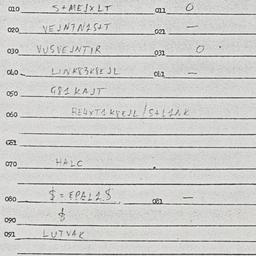 Eastern questionnaire, answ...
