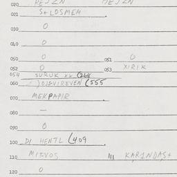 Eastern questionnaire, answ...