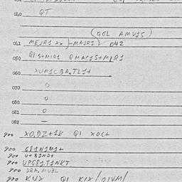 Eastern questionnaire, answ...