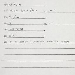 Eastern questionnaire, answ...