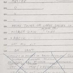 Eastern questionnaire, answ...