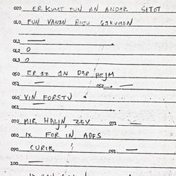 Eastern questionnaire, answ...