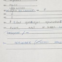 Eastern questionnaire, answ...