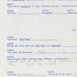 Western questionnaire, answ...