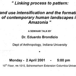 Announcements, 2001-04-02. ...