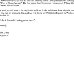 Announcements, 2000-10-13. ...