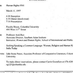 Announcements, 1997-03-11. ...