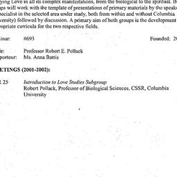 Schedules, Science and Reli...