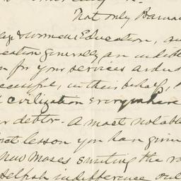 Letter to George A. Plimpto...