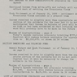Board Meeting, 1/19/1939