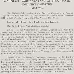 Executive Committee Meeting...