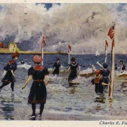 Coney Island. Bathing at Br...