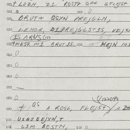 Eastern questionnaire, answ...