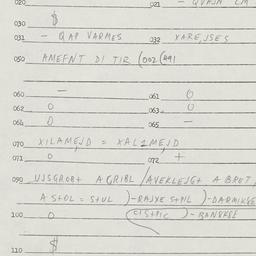 Eastern questionnaire, answ...