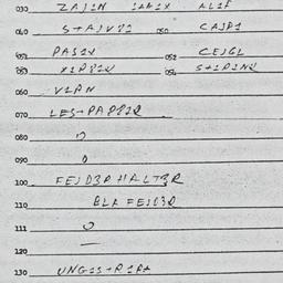 Eastern questionnaire, answ...